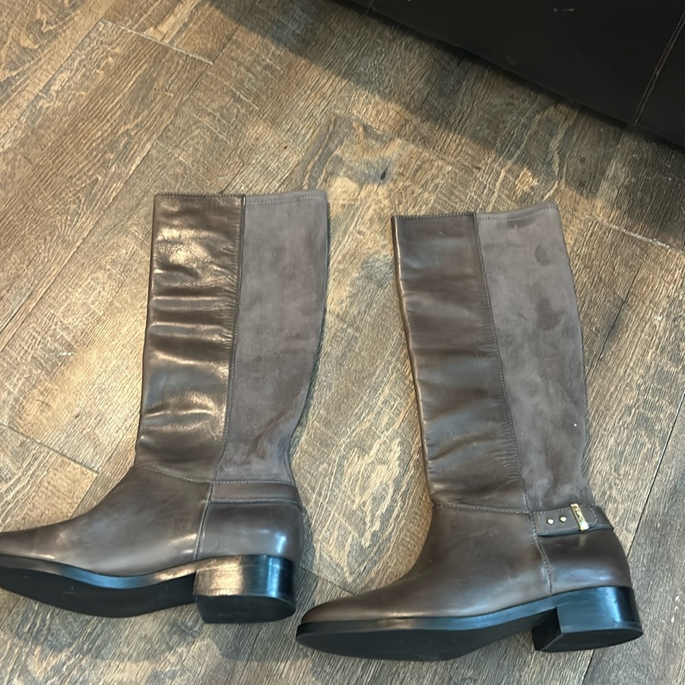 Cole Haan Grey Over the Knee Boots 9.5